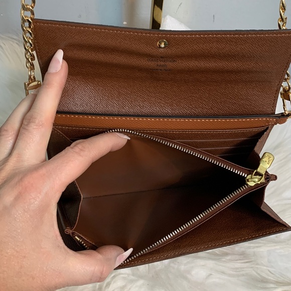 2010 authentic Louis Vuitton Sarah wallet with free crossbody kit insert - Picture 14 of 17